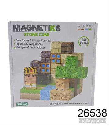 Imagen de MAGNETIKS STONE CUBE 48PZAS 7.26